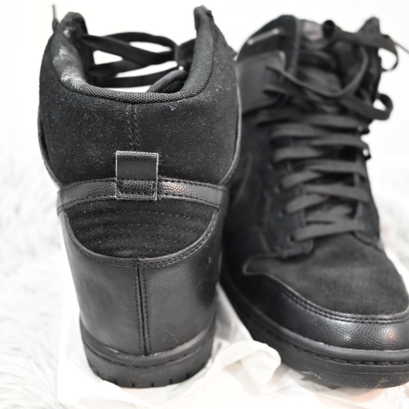 COPY - Nike dunk sky high wedges 10 leather suede - Picture 2 of 5